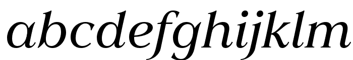 Anth Italic Font LOWERCASE