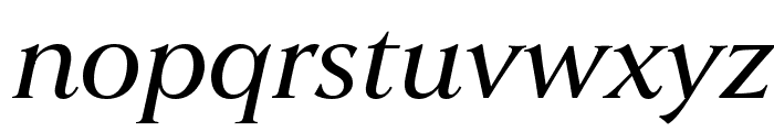 Anth Italic Font LOWERCASE