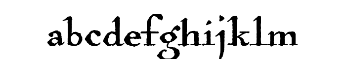 Antiquarian Regular Font LOWERCASE