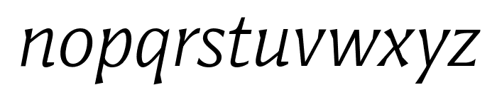 Antonia Variable Italic Font LOWERCASE