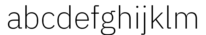 Anuphan Extra Light Font LOWERCASE