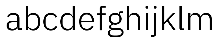 Anuphan Light Font LOWERCASE