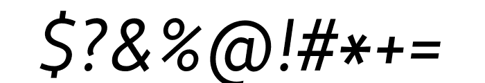 Apertura Condensed Obliq Font OTHER CHARS