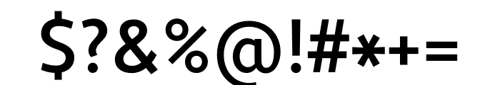 Apertura Medium Condensed Font OTHER CHARS