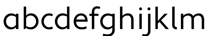 Apertura Regular Font LOWERCASE