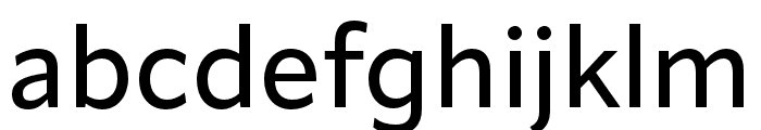 Apparat Medium Font LOWERCASE