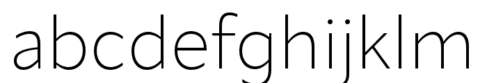 Apparat Regular Font LOWERCASE