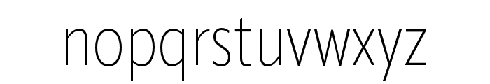 ApparatCond Extralight Font LOWERCASE