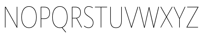 ApparatCond Hairline Font UPPERCASE