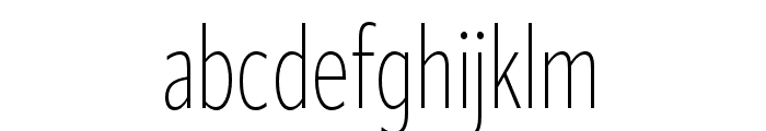 ApparatExtraCond Extralight Font LOWERCASE