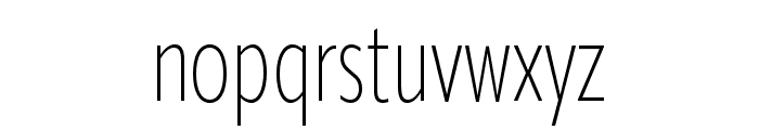 ApparatExtraCond Extralight Font LOWERCASE