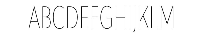 ApparatExtraCond Hairline Font UPPERCASE