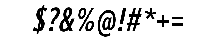 ApparatExtraCond Semibold Italic Font OTHER CHARS