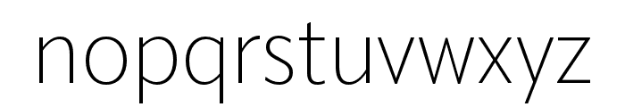 ApparatSemiCond Extralight Font LOWERCASE