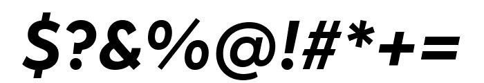 Arboria Bold Italic Font OTHER CHARS
