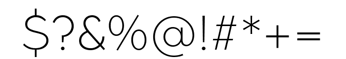 Arboria Light Font OTHER CHARS