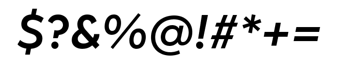 Arboria Medium Italic Font OTHER CHARS