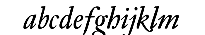 Archetype Italic Font LOWERCASE