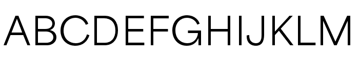 Area Extended Regular Font UPPERCASE