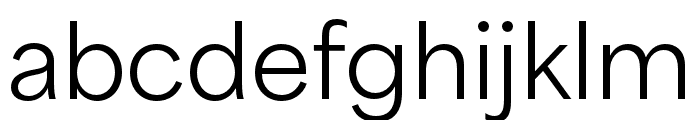 Area Extended Regular Font LOWERCASE