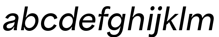 Area Inktrap SemiBold Italic Font LOWERCASE