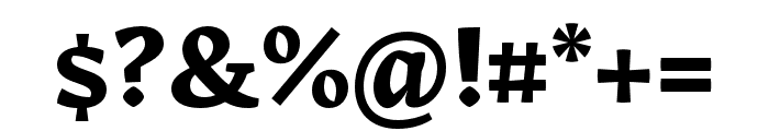 Arek Armenian Bold Font OTHER CHARS