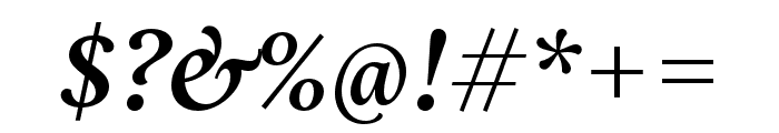 Aria Text G1 SemiBold Italic Font OTHER CHARS