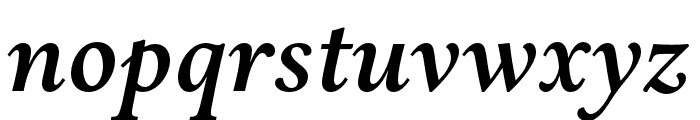 Aria Text G1 SemiBold Italic Font LOWERCASE