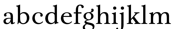 Aria Text G2 Regular Font LOWERCASE