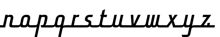 Armstrong Italic Font LOWERCASE