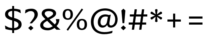 Arpona Regular Font OTHER CHARS