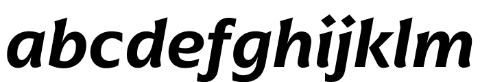 Arpona SemiBold Italic Font LOWERCASE