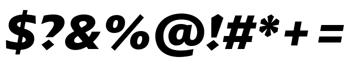 ArponaSans Bold Italic Font OTHER CHARS