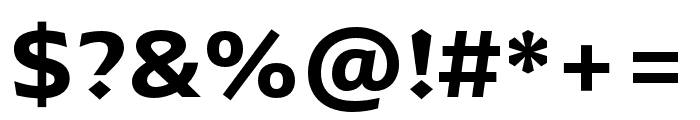 ArponaSans SemiBold Font OTHER CHARS
