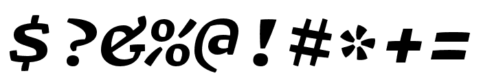 Array Mono Bold Italic Font OTHER CHARS