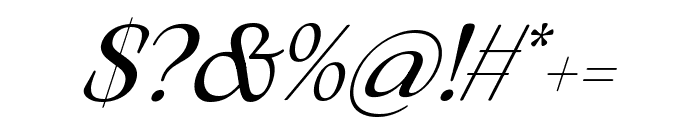 Arsenica Variable Italic Font OTHER CHARS