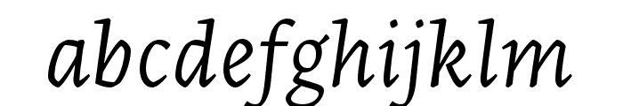 Artigo Light Italic Font LOWERCASE