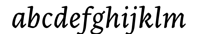 Artigo Regular Italic Font LOWERCASE