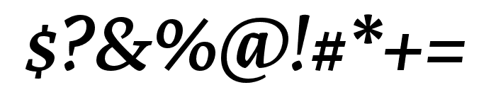 Artigo SemiBold Italic Font OTHER CHARS