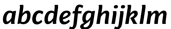 Arzachel Medium Italic Font LOWERCASE