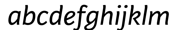 Arzachel Regular Italic Font LOWERCASE