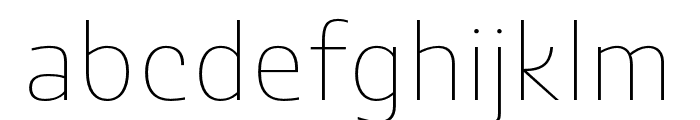 Ashemore Ext Thin Font LOWERCASE