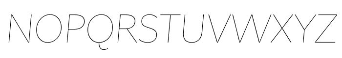 Asterisk Sans Variable Italic Font UPPERCASE