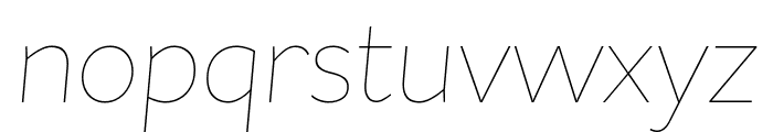 Asterisk Sans Variable Italic Font LOWERCASE