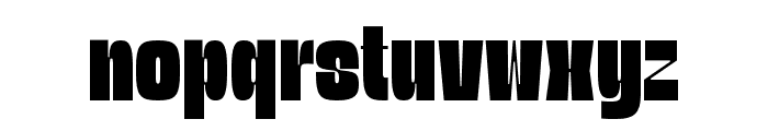 Astronef Std Super Condensed Font LOWERCASE