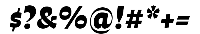Atahualpa Black Italic Font OTHER CHARS