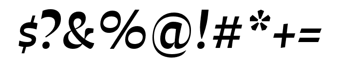 Atahualpa Medium Italic Font OTHER CHARS