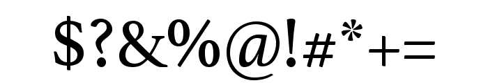 Athelas Regular Font OTHER CHARS
