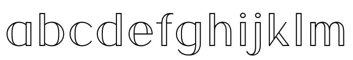 Athena Inline Font LOWERCASE