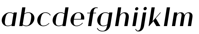 Athena Regular Italic Font LOWERCASE